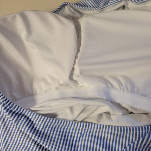 NWT J.Crew Ruched One Shoulder One Piece Swimsuit Vacation Beach Plus‎ Size 24 - Picture 5 of 11